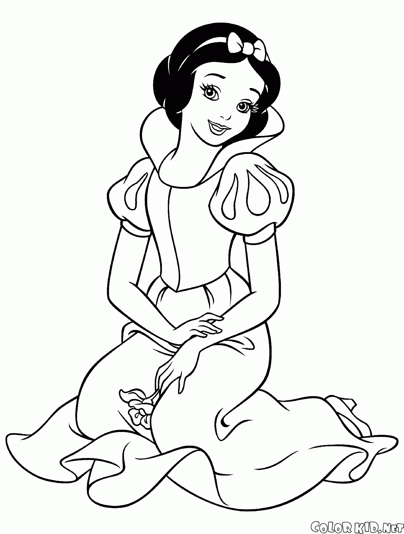 Disney Princesses Coloring Pages Tiana