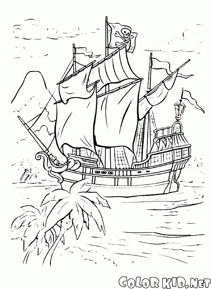 詹姆斯·胡克的海盜船
