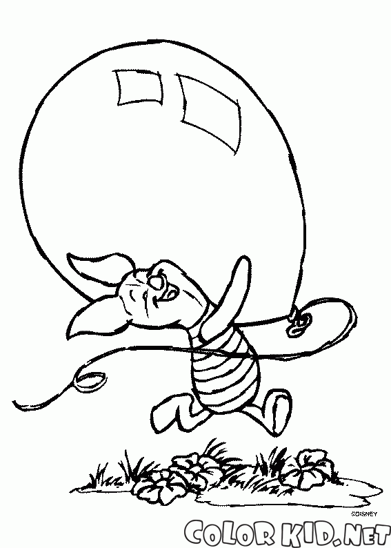 小豬和氣球