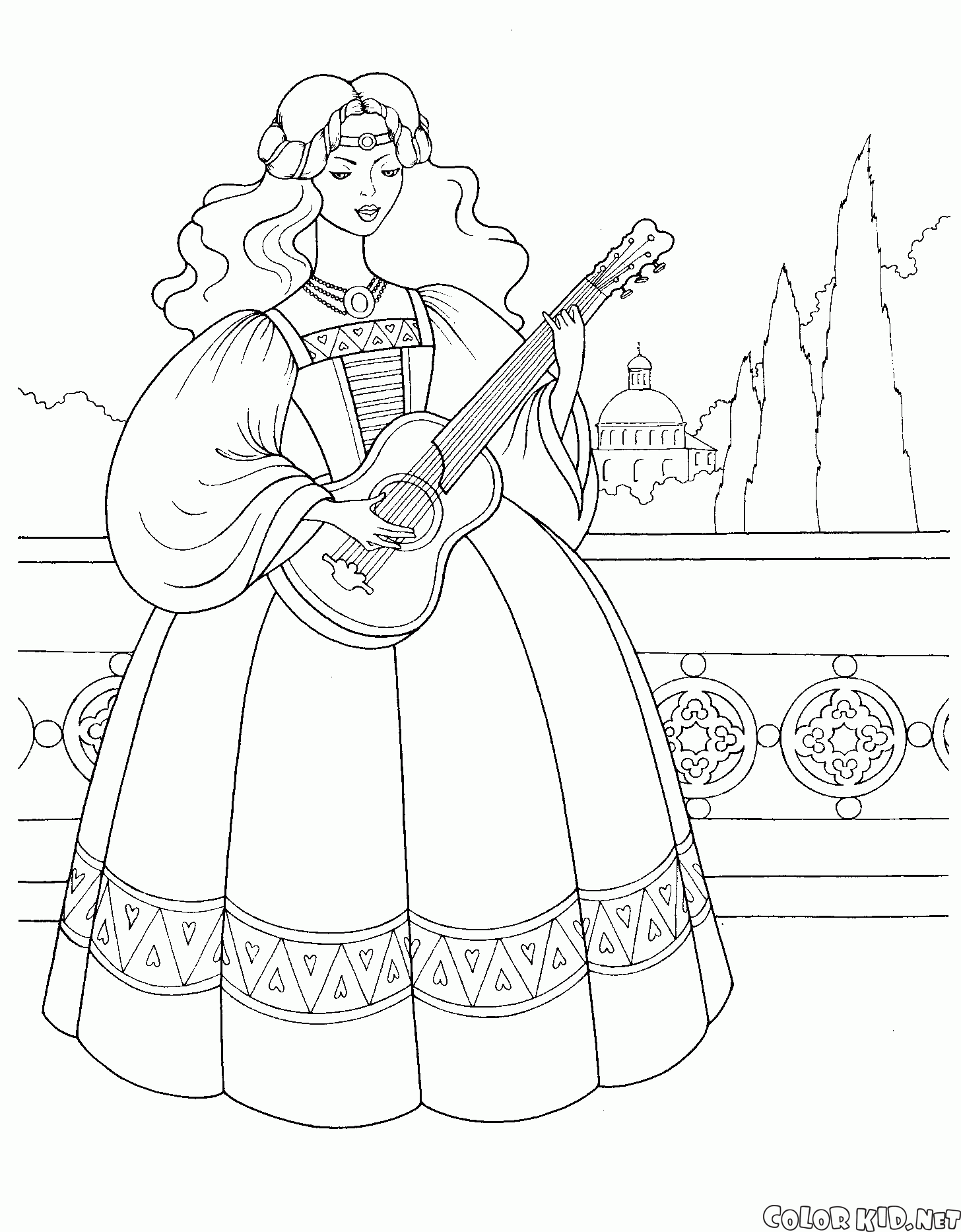 公主用吉他