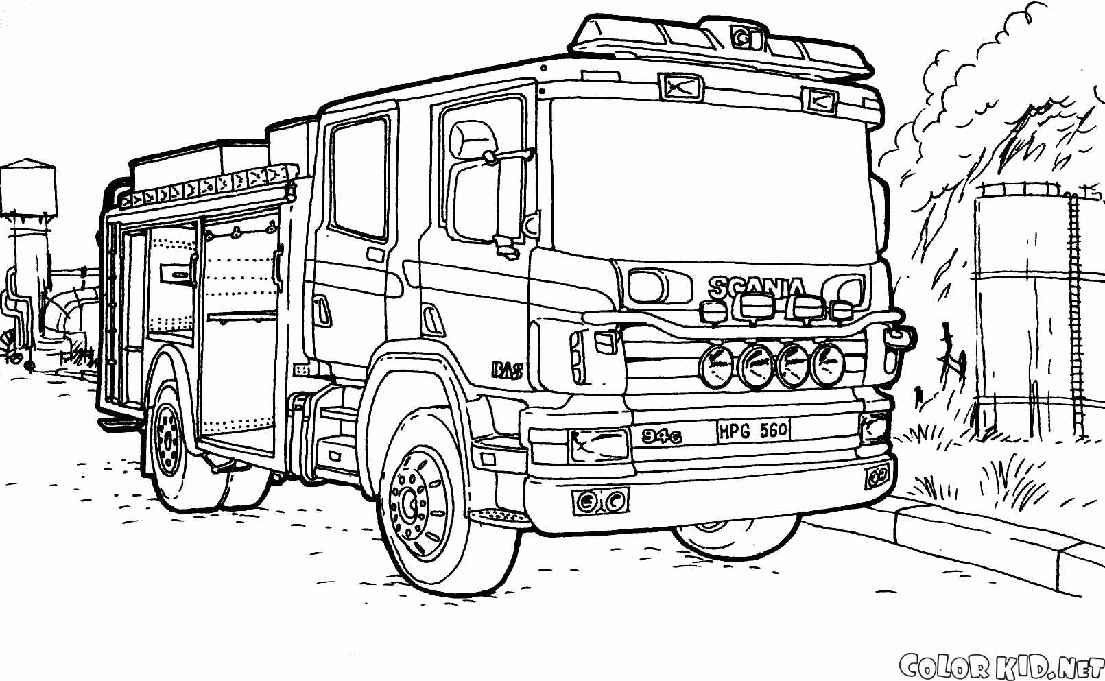 消防車斯堪尼亞