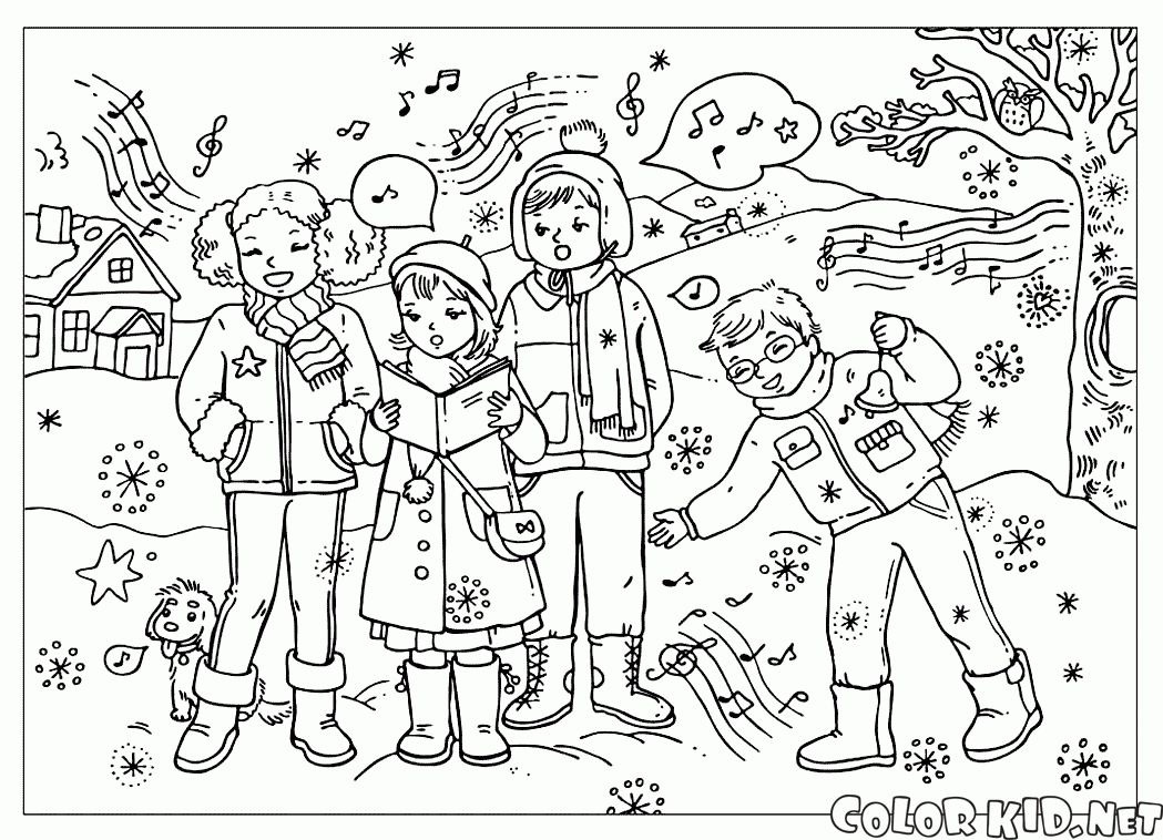 孩子們唱聖誕頌歌