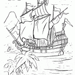 詹姆斯·胡克的海盜船