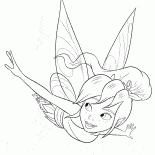 飛行年輕的女巫