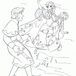 安娜是保護她的妹妹