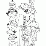 格魯，小黃人們與女孩們