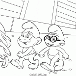 藍妹妹與藍精靈爸爸