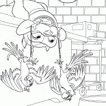 狗就在於在它的後面