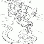 馬，費林和長發公主