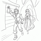 弗林和長發姑娘的逃生