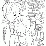 男孩和爸爸