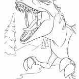 恐龍的大聲咆哮