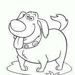 歡快的小狗道格