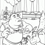 史萊克，貓和驢子