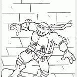 拉斐爾在滑板上