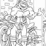 米開朗基羅和摩托車