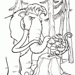 曼尼和歡快的負鼠