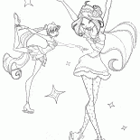 穆薩和植物在溜冰場