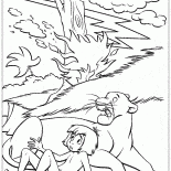 閃電擊中樹