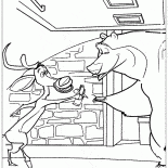 鹿提供了一些水果