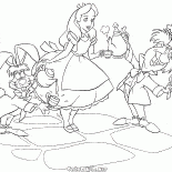 野兔，愛麗絲和瘋帽子