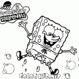 海綿鮑勃是幸福的