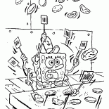海綿寶寶在火爐