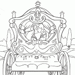 灰姑娘和王子的馬車