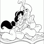 在一個乘坐魔毯