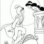 阿拉丁在地毯上