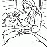 百麗的父親的病