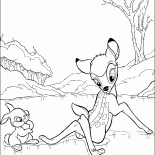 野兔與小鹿斑比冰