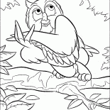 貓頭鷹陷入沉思