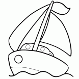 近海船