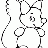 一个大胆的松鼠