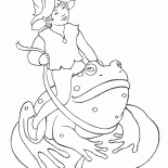 精靈騎著蛤蟆