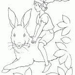 精靈背負野兔