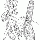 女孩自行車