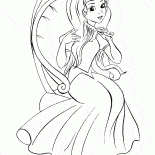 公主刷她的頭髮