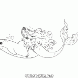 芭比美人魚和海豚