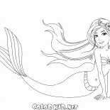 美人魚游泳