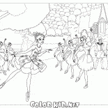 在舞會上的舞者