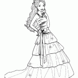 芭比和飄逸的連衣裙