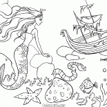 美人魚和船舶