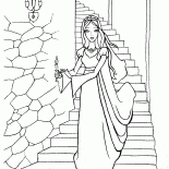 公主在一個神秘的走廊