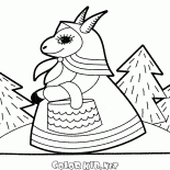 山羊和森林