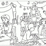 孩子們在新的一年做準備