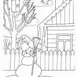 雪人融化
