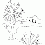 葉開花
