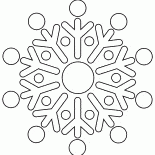 精緻的雪花
